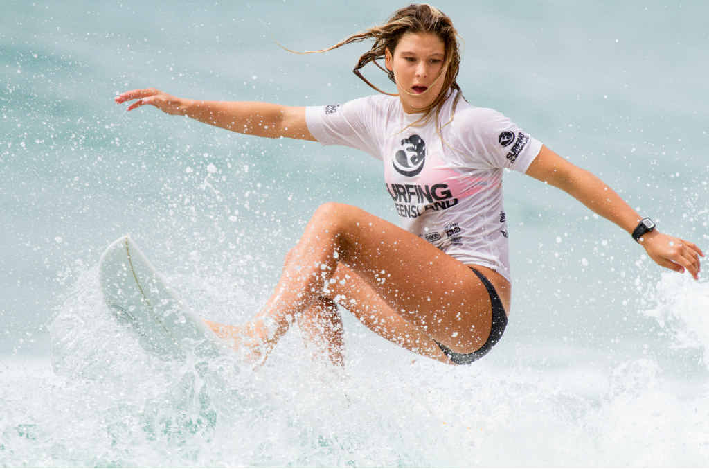 NATURAL TALENT: Tori Farmer, 17, has been surfing for only four years but will make her World Qualifying Series debut this week. NATURAL TALENT: Tori Farmer, 17, has been surfing for only four years but will make her World Qualifying Series debut this week.